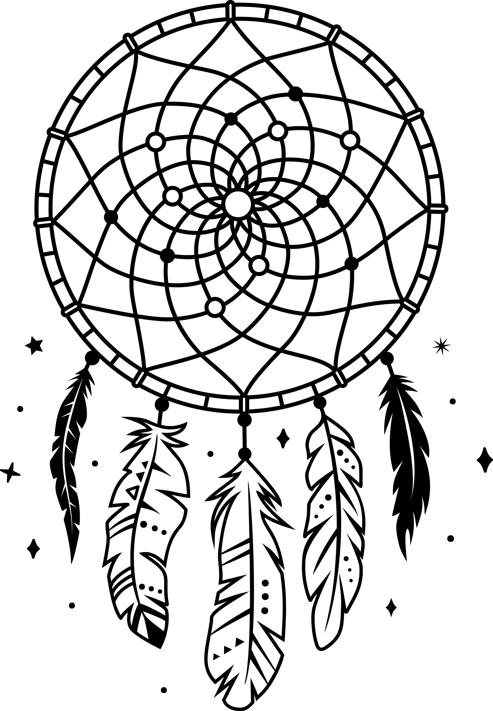 Dream Catchers 6 Sticker Svg Vector Free Vectors